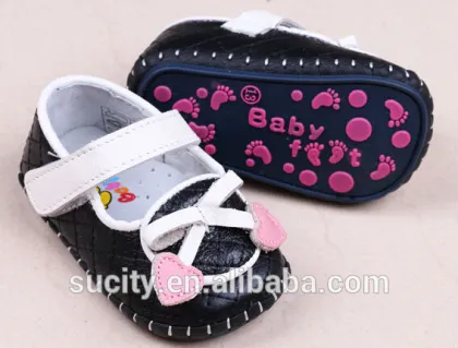 wholesale hot sale non-slip oxford leather sole toddler red shoes