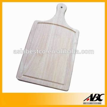 Eco-Friendly Groove Wooden Bread Cutting Board