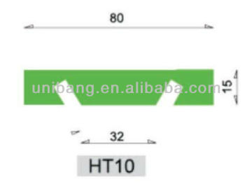 UHMW Nylon Conveyor Side Guardrail HT10