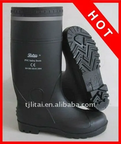 CE S5 work pvc safety boots mining safety boots