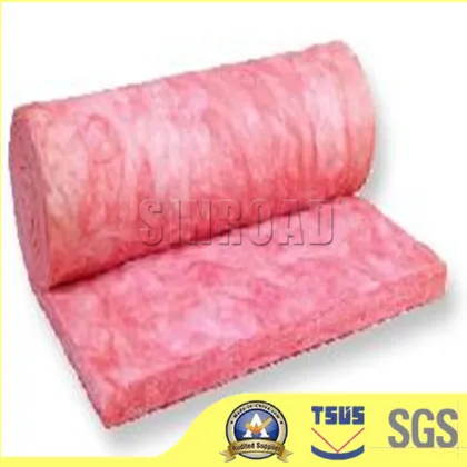 Red Glass Wool Blanket Insulation Wool Cheap