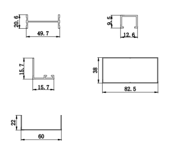 Premium Window And Door Aluminum Profiles for Peruvian Homes