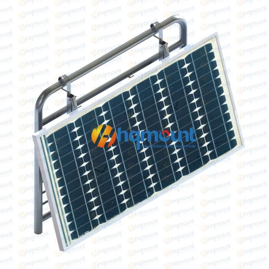Adjustable Triangle Balcony Solar Panel Bracket for Wall Mounting PV System