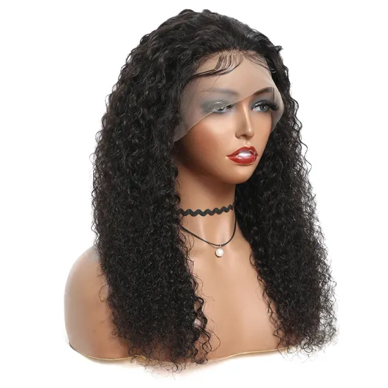 Cheap Afro Deep Wave Virgin Human Hair  Pre Plucked Hd Full Lace Front Wig Raw Indian Natural Hair Lace Frontal Wig For Vendor