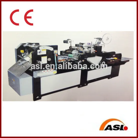 silicone paper sticking machine