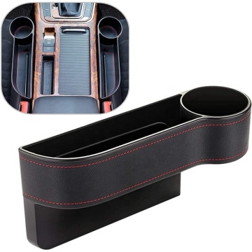 Multifunctional USB Car Seat Gap Filler with Storage and Cup Holder