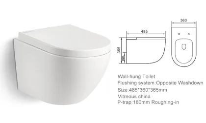 Minimalist Washdown Bathroom Sanitary Ware Set