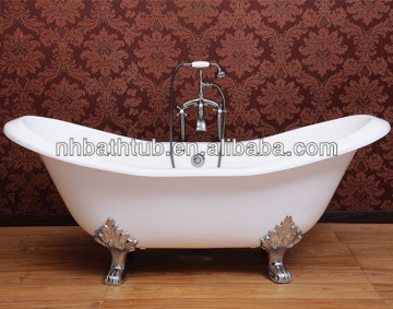 Cast Iron Double Slipper Clawfoot Tubs