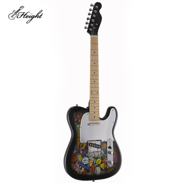 Great Quality Senior Solid Bass Wood Body Painting Acoustic Electric Guitar: Your Ultimate Musical Instrument Solution