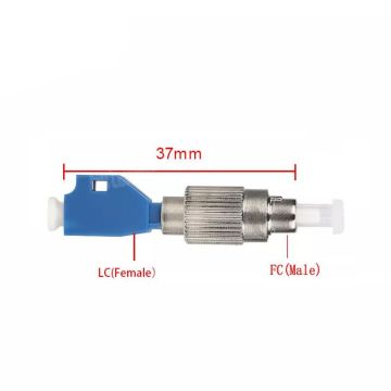 Fiber Optic Adapter: FC Male to LC Female Coupler FTTH Connector