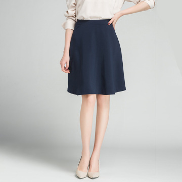 2019 skirt temperament solid color commuter professional dress