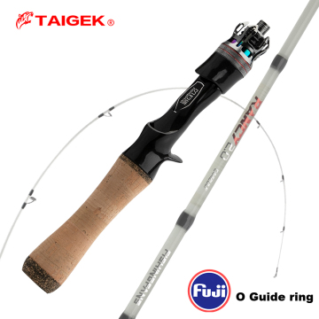 Taigek 1.32m Pegangan gabus fiberglass fuji o panduan batang pemintalan ultra ringan untuk crappie panfish udang