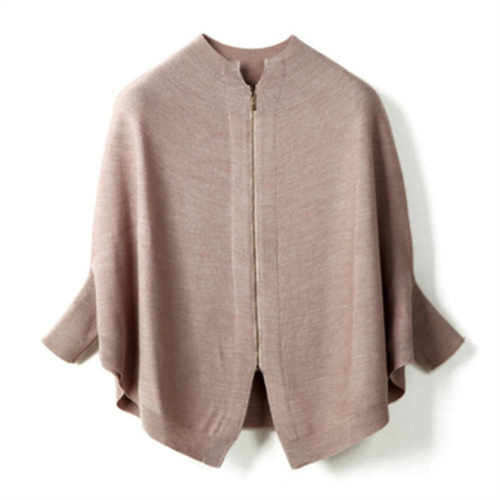 Pull en tricot brun clair