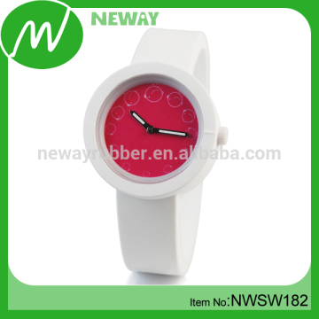 Hot Selling Colorful Silicone Watches Women Lady