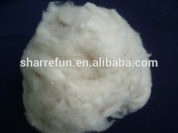 dehaired cashmere fibre Ivory color for spinning cashmere yarn
