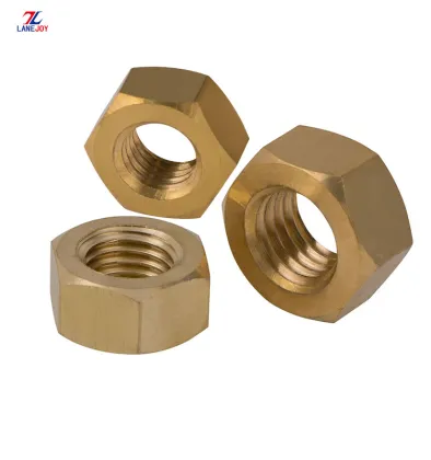 brass nut colored hex nut brass nut