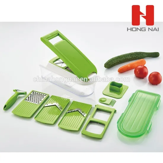 manual plastic home vegetable shredder 10 in 1 set