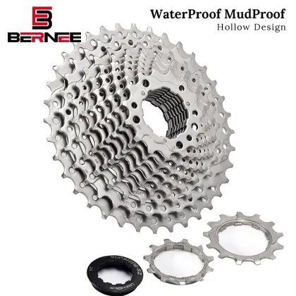 Sunshine HG 11-Speed Cycling Cassette: Alloy Mountain Bicycle Freewheel Sprocket Compatible with Shimano