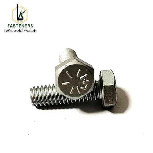 Болты с шестигранной головкой из высокопрочной стали класса 8.