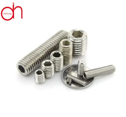 Stainless Steel Silver Plated Zinc Socket Screws Cup Point Set