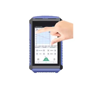 OPM, OLS, VFL, FLM ile 4.3 inç dokunmatik ekran mini OTDR - Canlı Test En Yeni Tasarım 26/20dB