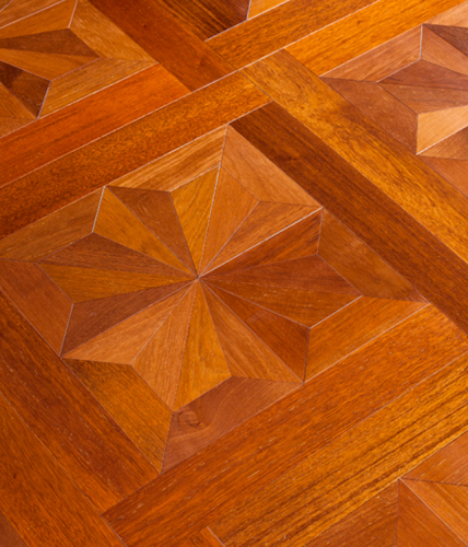 high-quality No glue Durable click burma teak parquet flooring