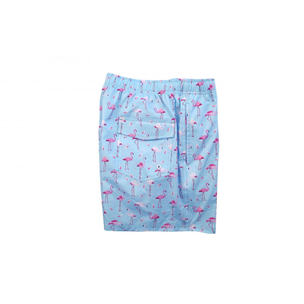 Summer Swim Custom Print Stretch Men's Beach Shorts