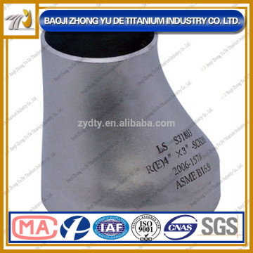 SCH40 eccentric reducers for chemical industry