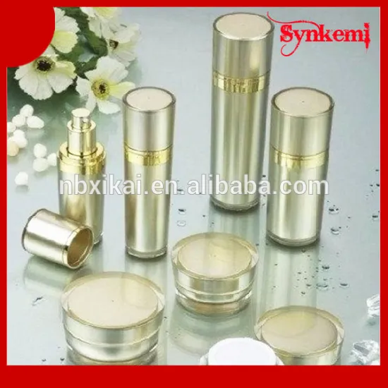 Plastic bottle cosmetics containers