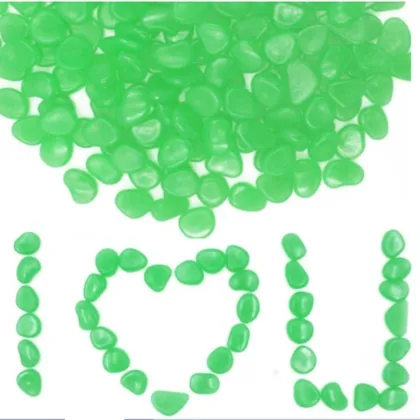 Garden Glass Pebbles / glowing Pebbles For Decoration