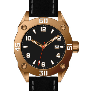 Luxury tin bronze men automatic watch