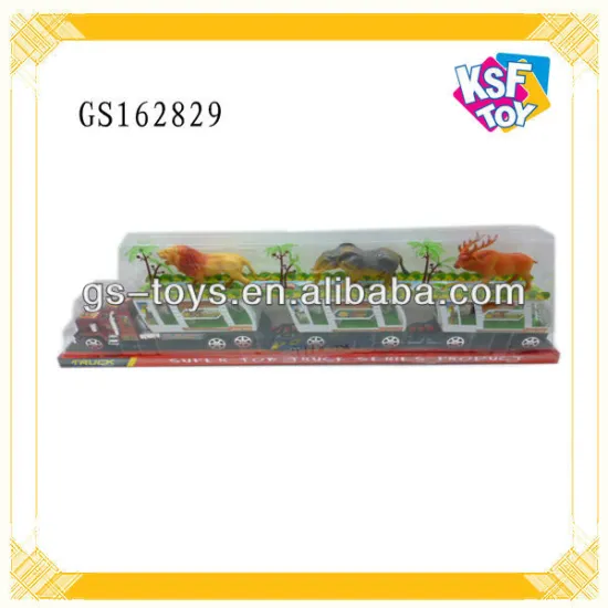 Funny Friction Truck Toy With Animal Toy