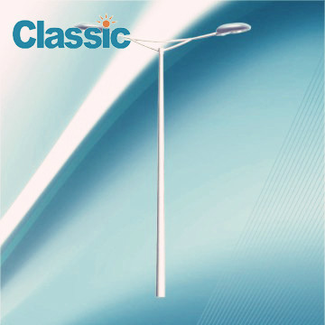 galvanized pole street light pole 8m conicalss