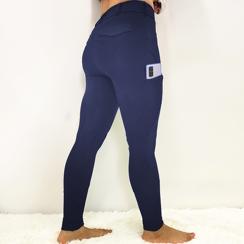 navy blue knee grip equestrian breeches and jodhpurs