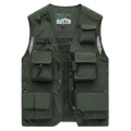 Customized Mens Utility Vest Jacket with Sleeves