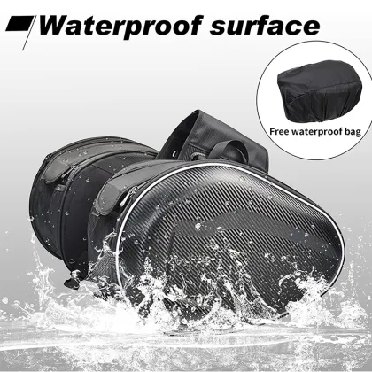 Factory Wholesale Waterproof Motorcycle Tail Bags Saddle Bags Side Bags