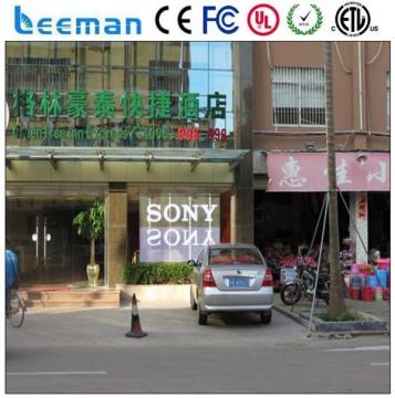 number display screen led injection module p10/p12/p20 glass transparent led vision display