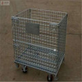 Cage logistique empilable pliable en métal