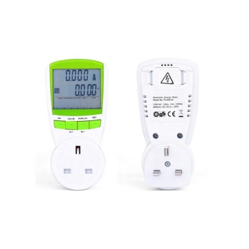 Low Price Digital Power Energy Analyzer Meter with UK Plug