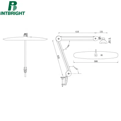 Crescent-Shaped LED Lamp for Beauty Salons - 2023 Customizable Nail Lamp