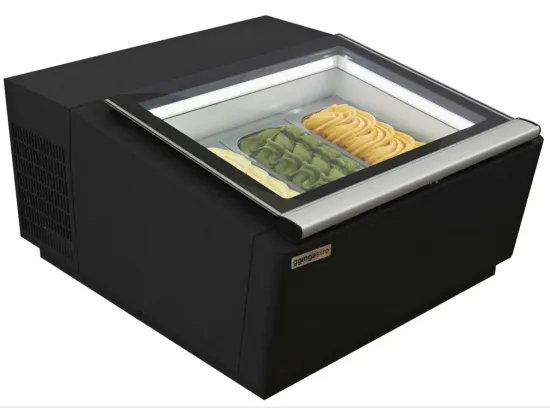 High Quality Commercial Refrigerator Ice Cream Showcase for Supermarket Mall