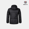 Chaqueta con capucha de invierno para niños, cálida y elegante