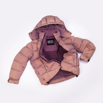 women`s 100% cotton garment dyed down jacket