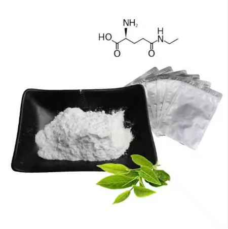 เกรดอาหารบริสุทธิ์ 98% L-theanine Powder