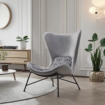 Contemporary Round Ball Chair for Home Office and Outdoor Use