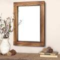 Decorative Wall Mirror with Wood Framed
