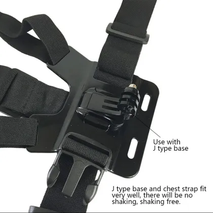 Adjustable Straps Mobile Phone Chest Mount Harness Holder