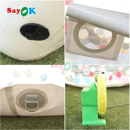 3M Transparent Inflatable Bubble Tent for Outdoor Kids Party