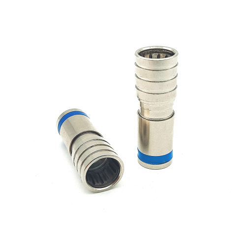 Quick Push Type F Male RG6 Compression Connector