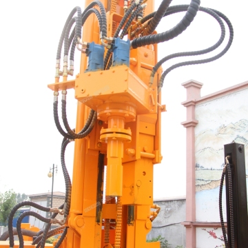 Double Motor Drilling Head Pneumatic Drilling Rig HQZ150L for Sale